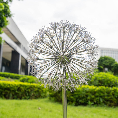 304 316 de Tuin van Art Electroplate Dandelion Shape For van de Roestvrij staalyard