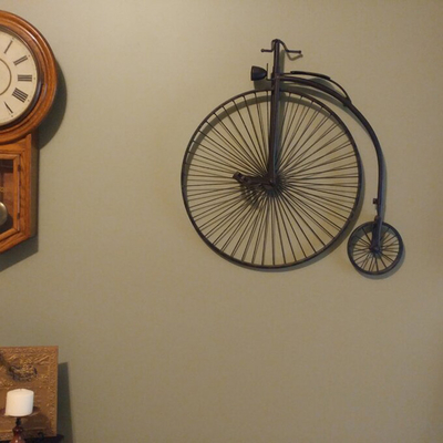 Van de het Metaaldraad van de Gneetuin de Hangende Fiets op Muur voor Decoratie