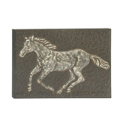Muur Art Decor Embossed Panels van het 38 de Lopende Paardenmetaal van de Duimbinnenhuisarchitectuur