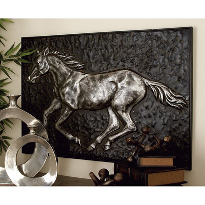 SGS verklaarde Spier Zwarte Hengstmuur Art Cast Iron Elegant