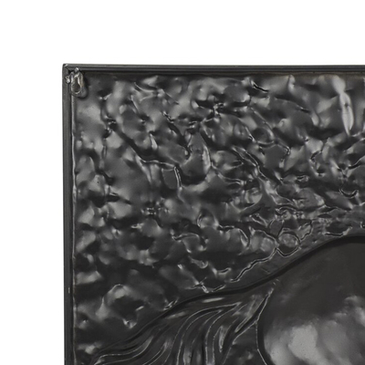 SGS verklaarde Spier Zwarte Hengstmuur Art Cast Iron Elegant