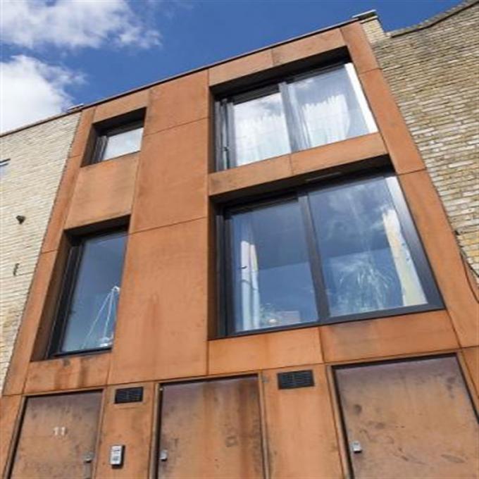 De Muurcomité van het Cortenstaal de Openlucht Buitenmuur van MuurBekledingspanelen